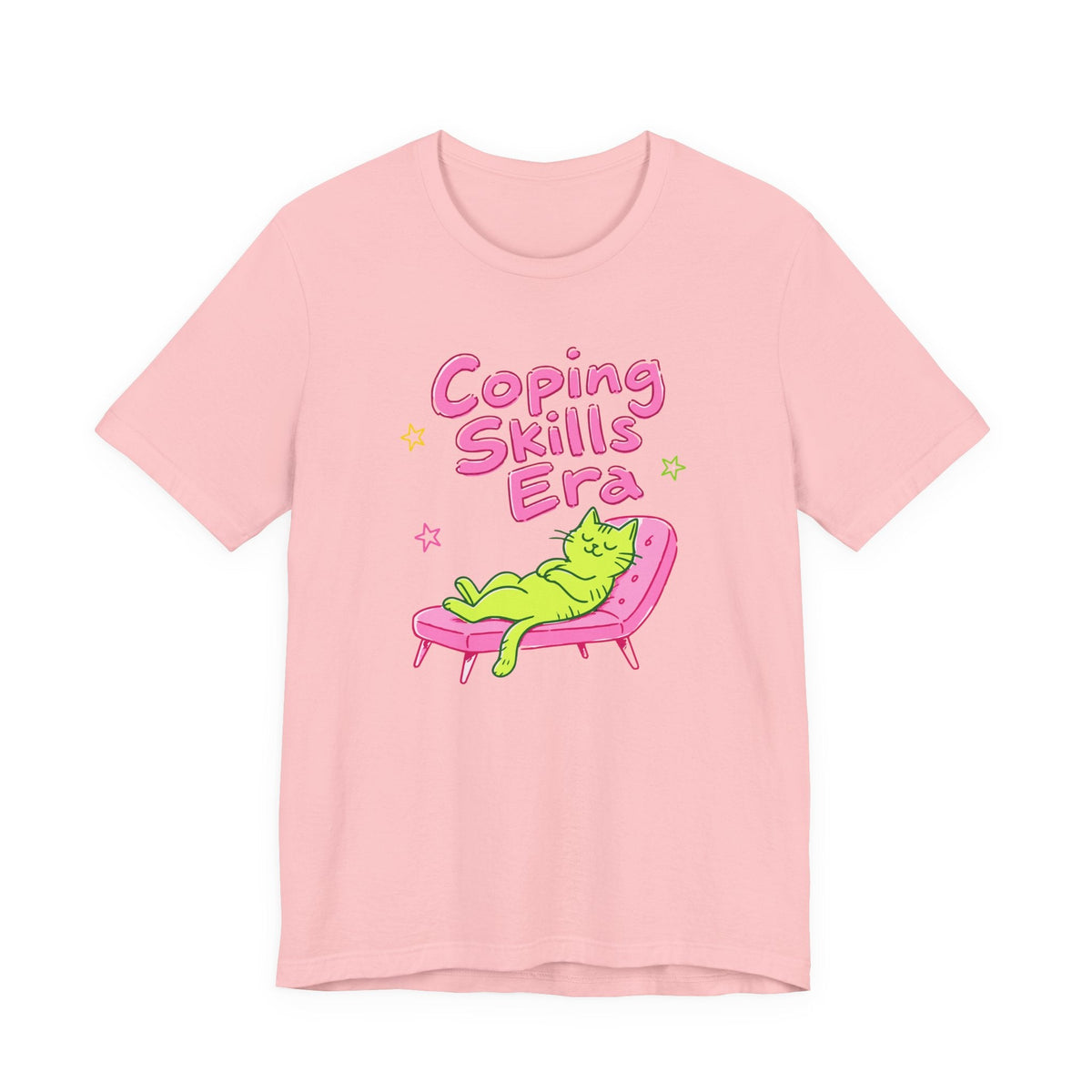 Coping Skills Era Cat T-Shirt in Pink – TalkTees
