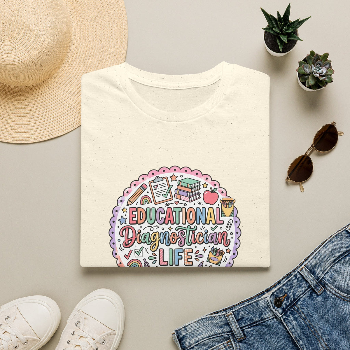 Educational Diagnostician Life T-Shirt in Natural – TalkTees