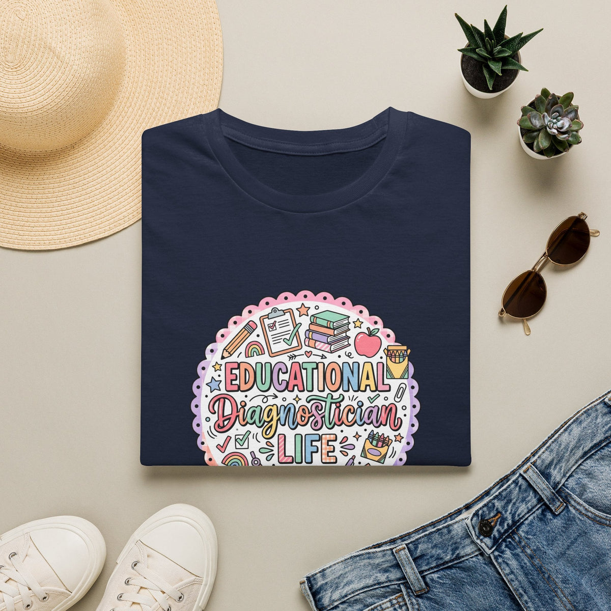 Educational Diagnostician Life T-Shirt in Navy – TalkTees