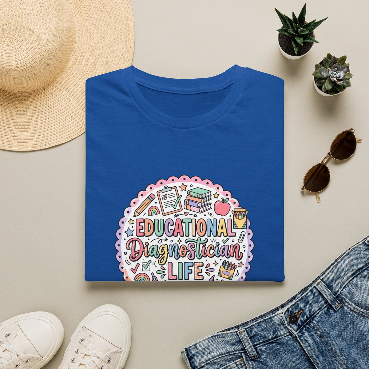 Educational Diagnostician Life T-Shirt in Royal – TalkTees