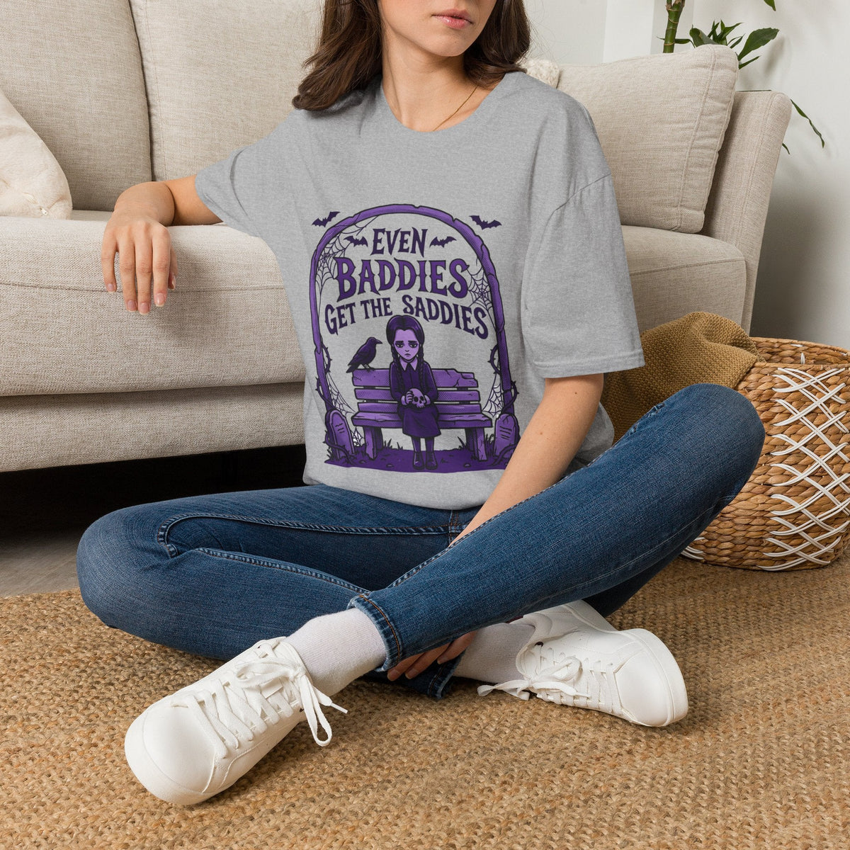 Even Baddies Get the Saddies T-Shirt – TalkTees