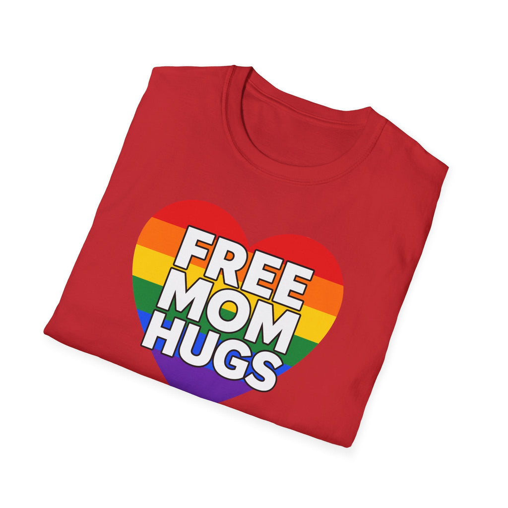 Free Mom Hugs Rainbow Heart T-Shirt – TalkTees