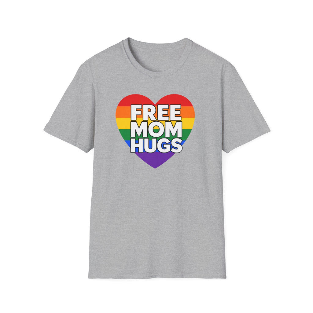 Free Mom Hugs Rainbow Heart T-Shirt – TalkTees