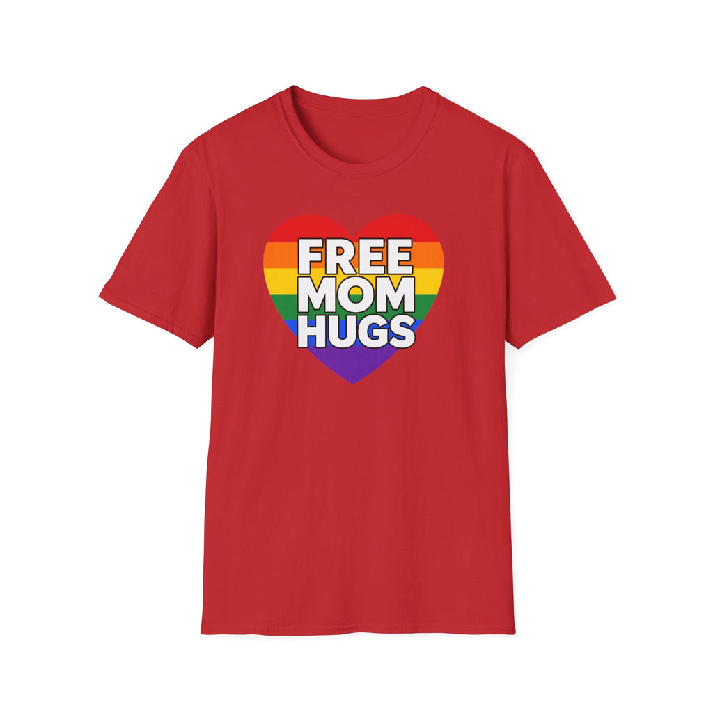 Free Mom Hugs Rainbow Heart T-Shirt – TalkTees
