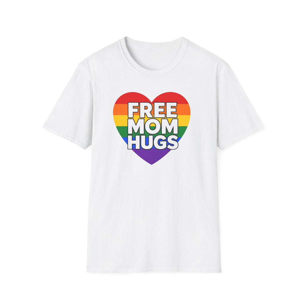 Free Mom Hugs Rainbow Heart T-Shirt – TalkTees