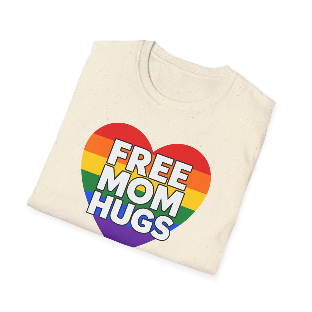 Free Mom Hugs Rainbow Heart T-Shirt – TalkTees