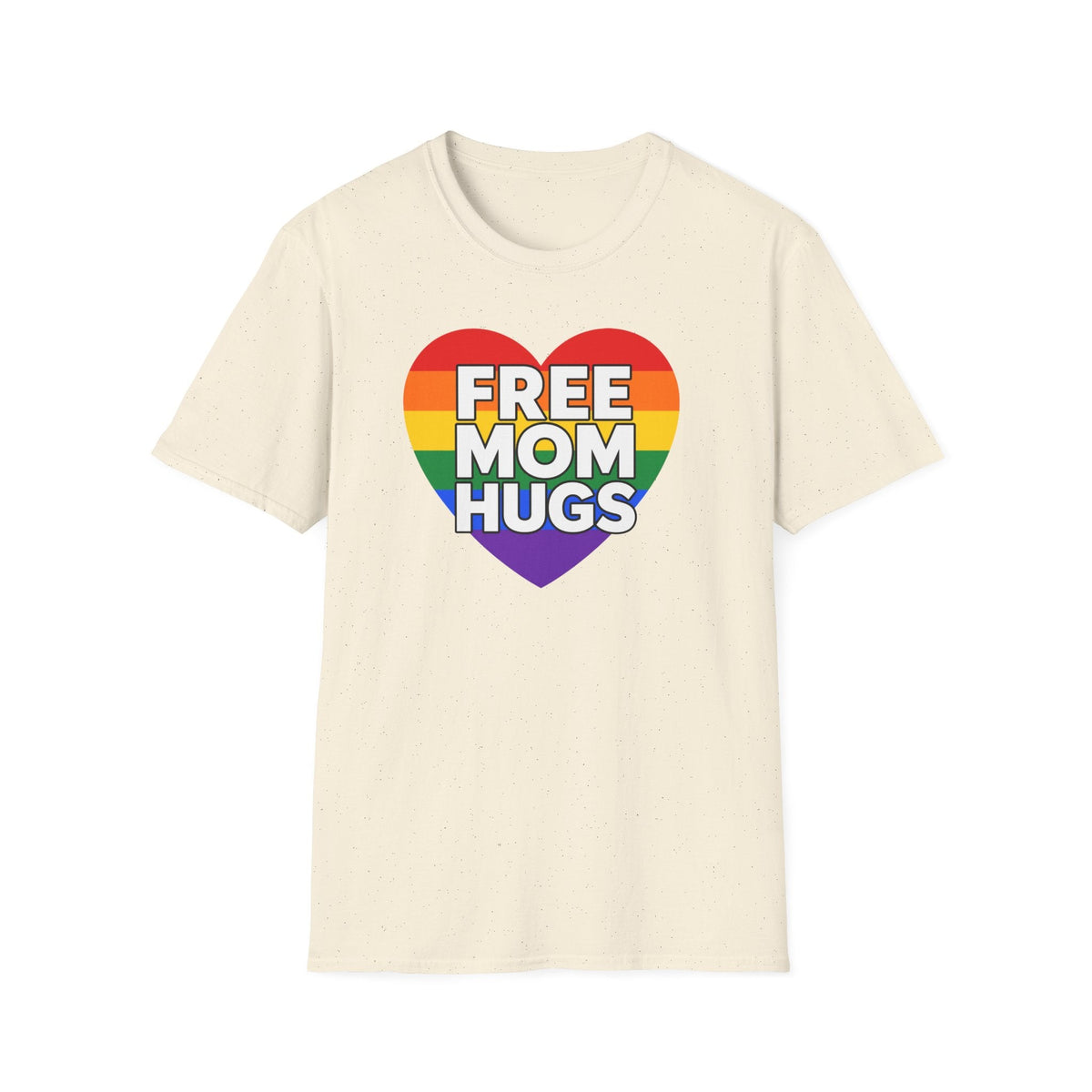 Free Mom Hugs Rainbow Heart T-Shirt – TalkTees