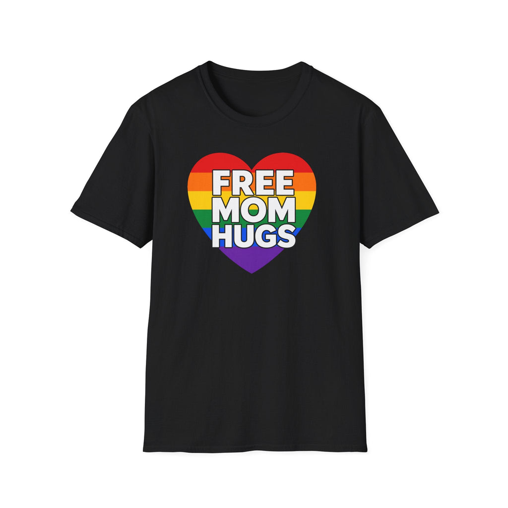 Free Mom Hugs Rainbow Heart T-Shirt – TalkTees