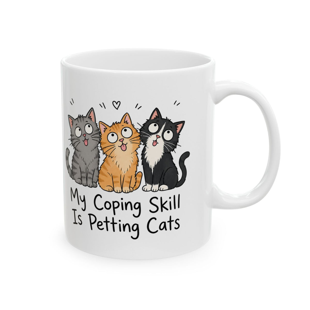 My Coping Skill Is Petting Cats Mug – TalkTees