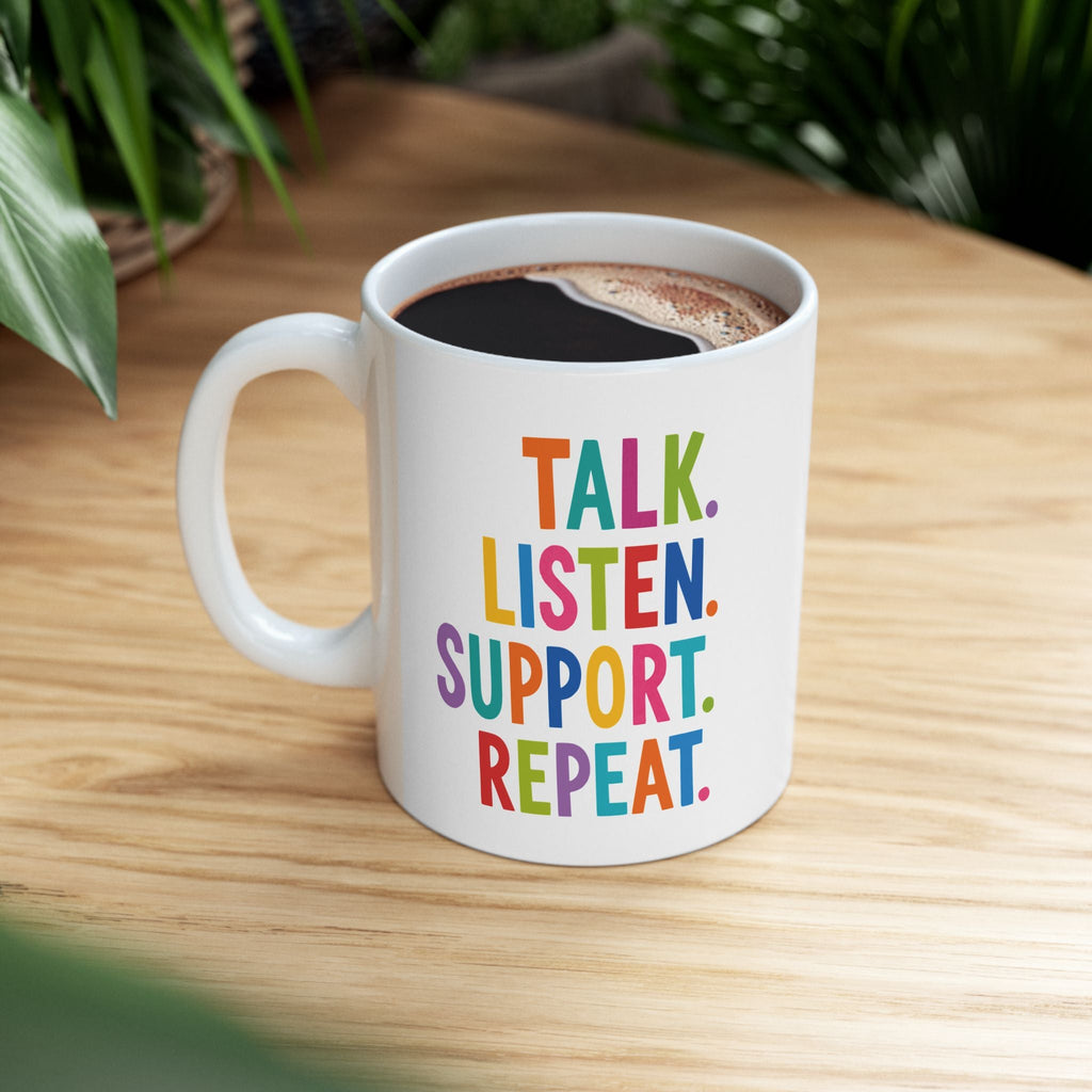 Inspirational Rainbow Coffee Mug 11oz – TalkTees