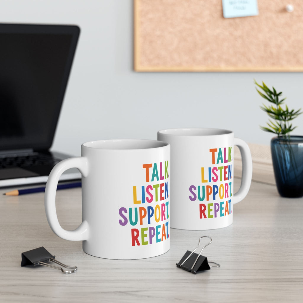 Inspirational Rainbow Coffee Mug 11oz – TalkTees