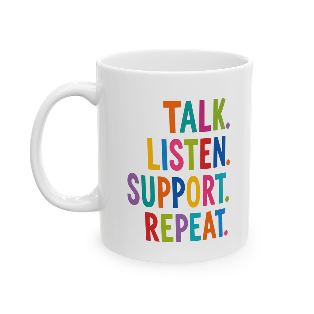 Inspirational Rainbow Coffee Mug 11oz – TalkTees