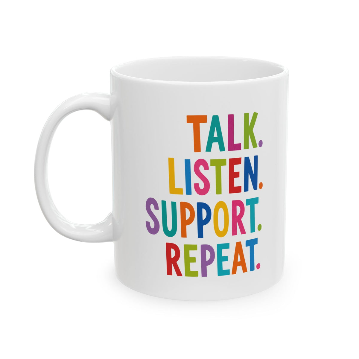 Inspirational Rainbow Coffee Mug 11oz – TalkTees