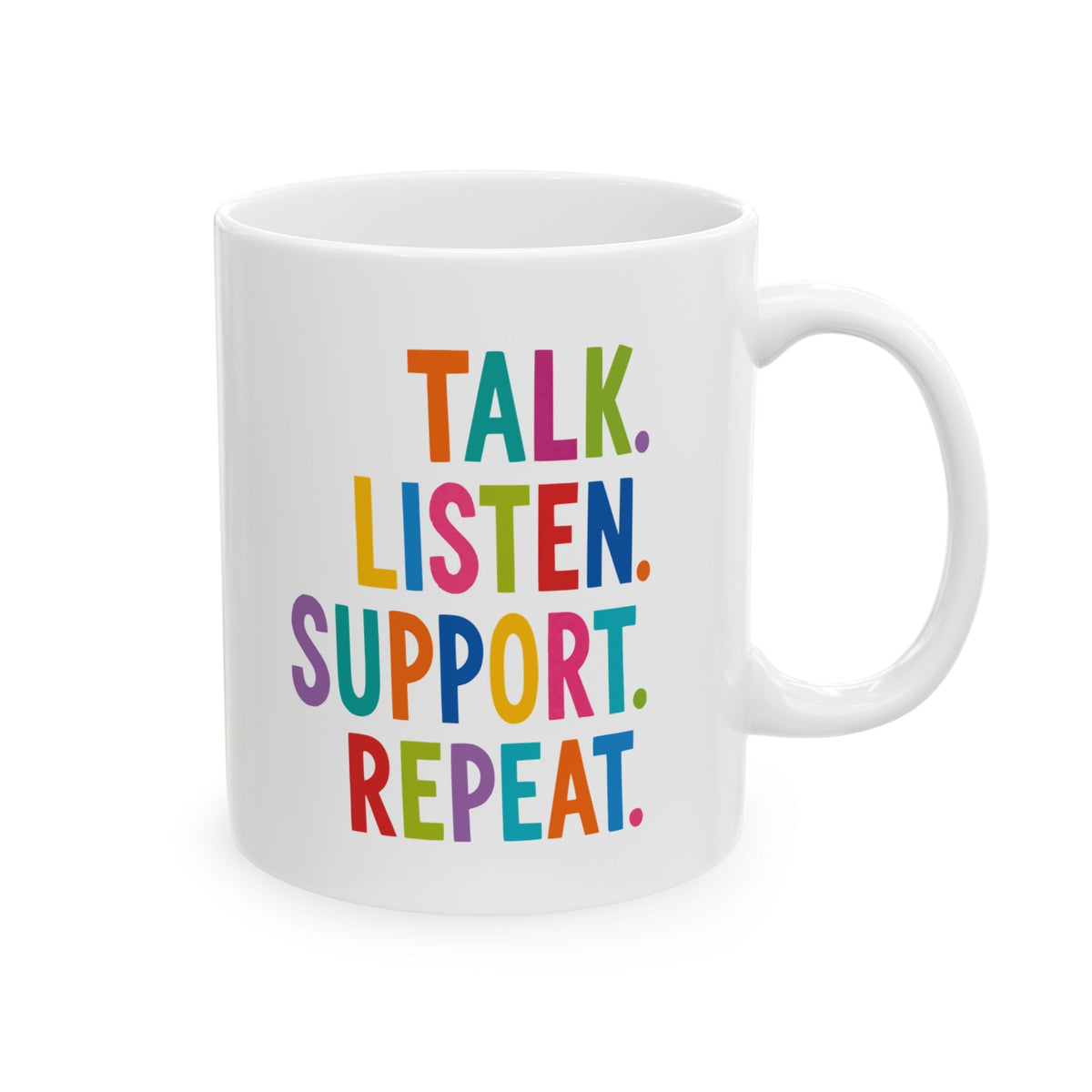 Inspirational Rainbow Coffee Mug 11oz – TalkTees