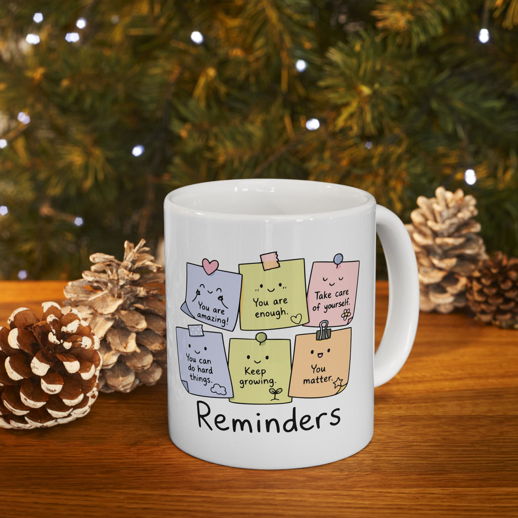 Positive Reminders Sticky Notes Mug – TalkTees