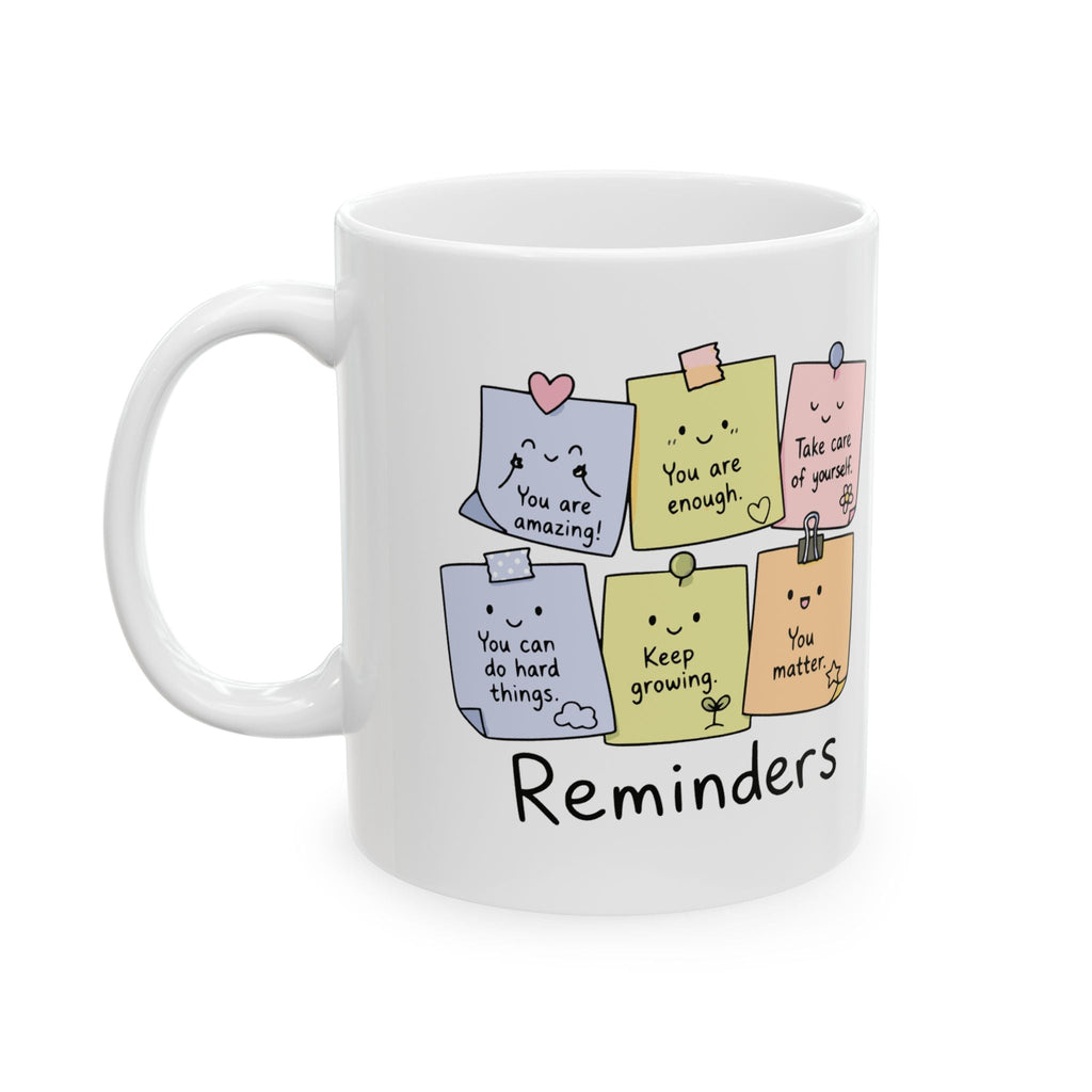 Positive Reminders Sticky Notes Mug – TalkTees