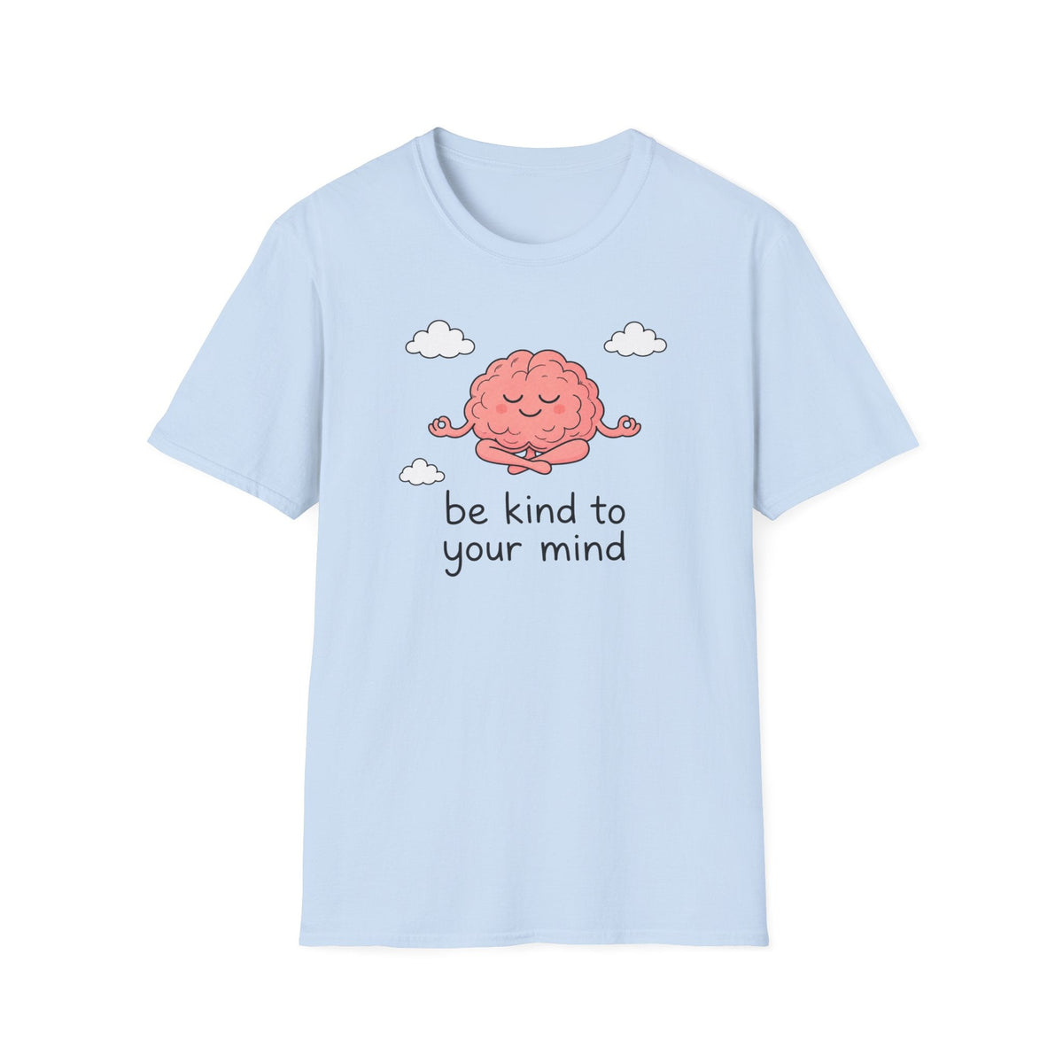 Kind Brain T-Shirt in Light Blue – TalkTees