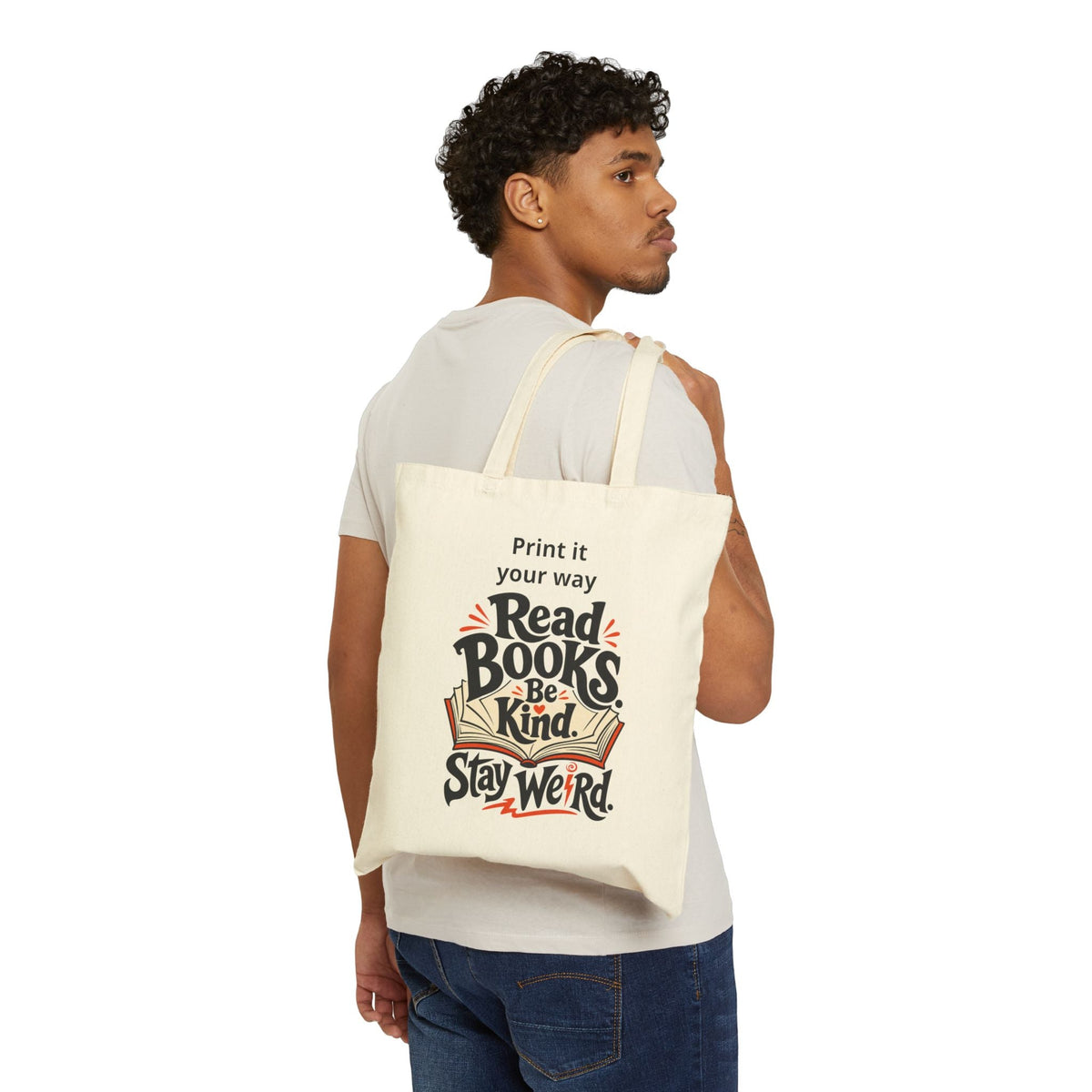 Read Books, Be Kind, Stay Weird Tote – TalkTees