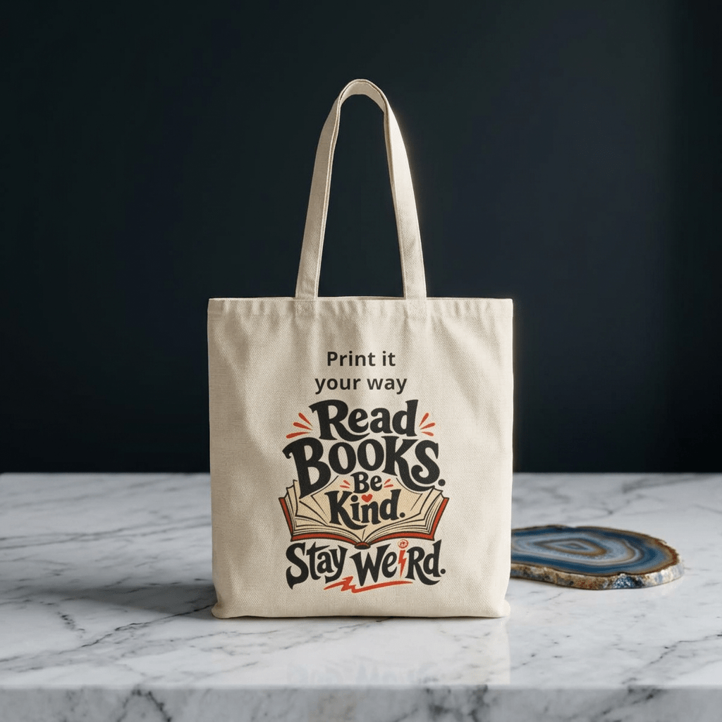 Read Books, Be Kind, Stay Weird Tote – TalkTees