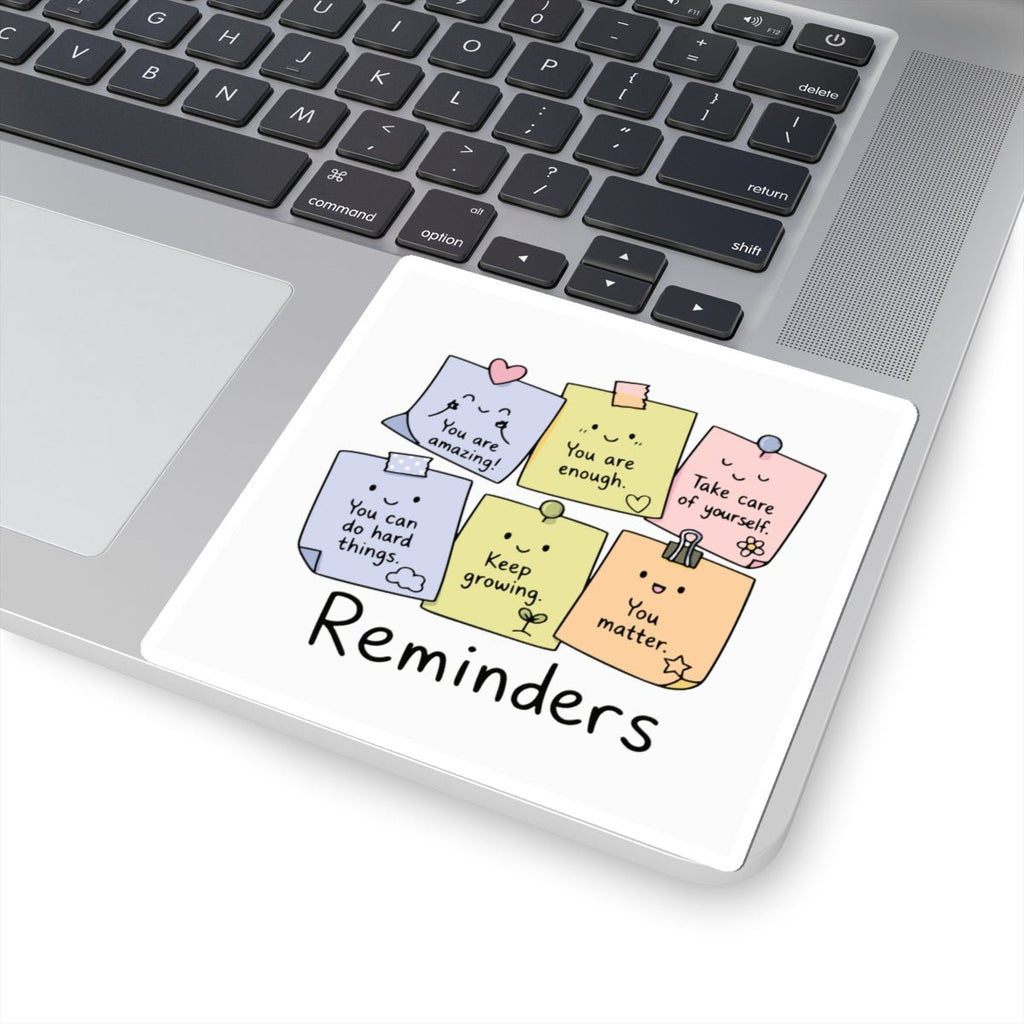 Pastel Mental Health Reminders Sticker – TalkTees