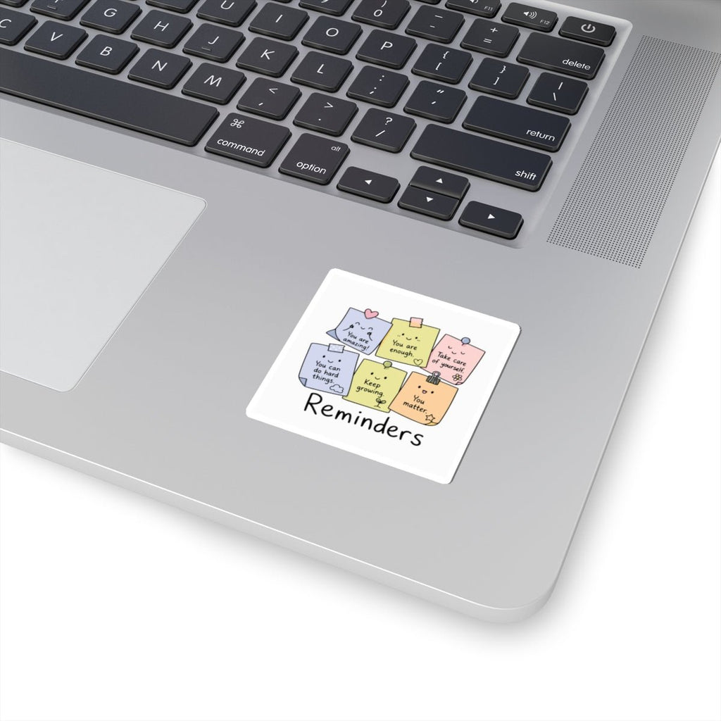 Pastel Mental Health Reminders Sticker – TalkTees