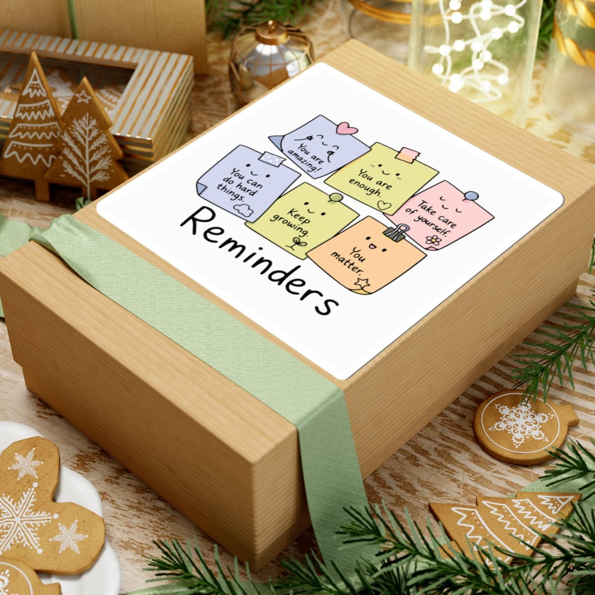 Pastel Mental Health Reminders Sticker – TalkTees