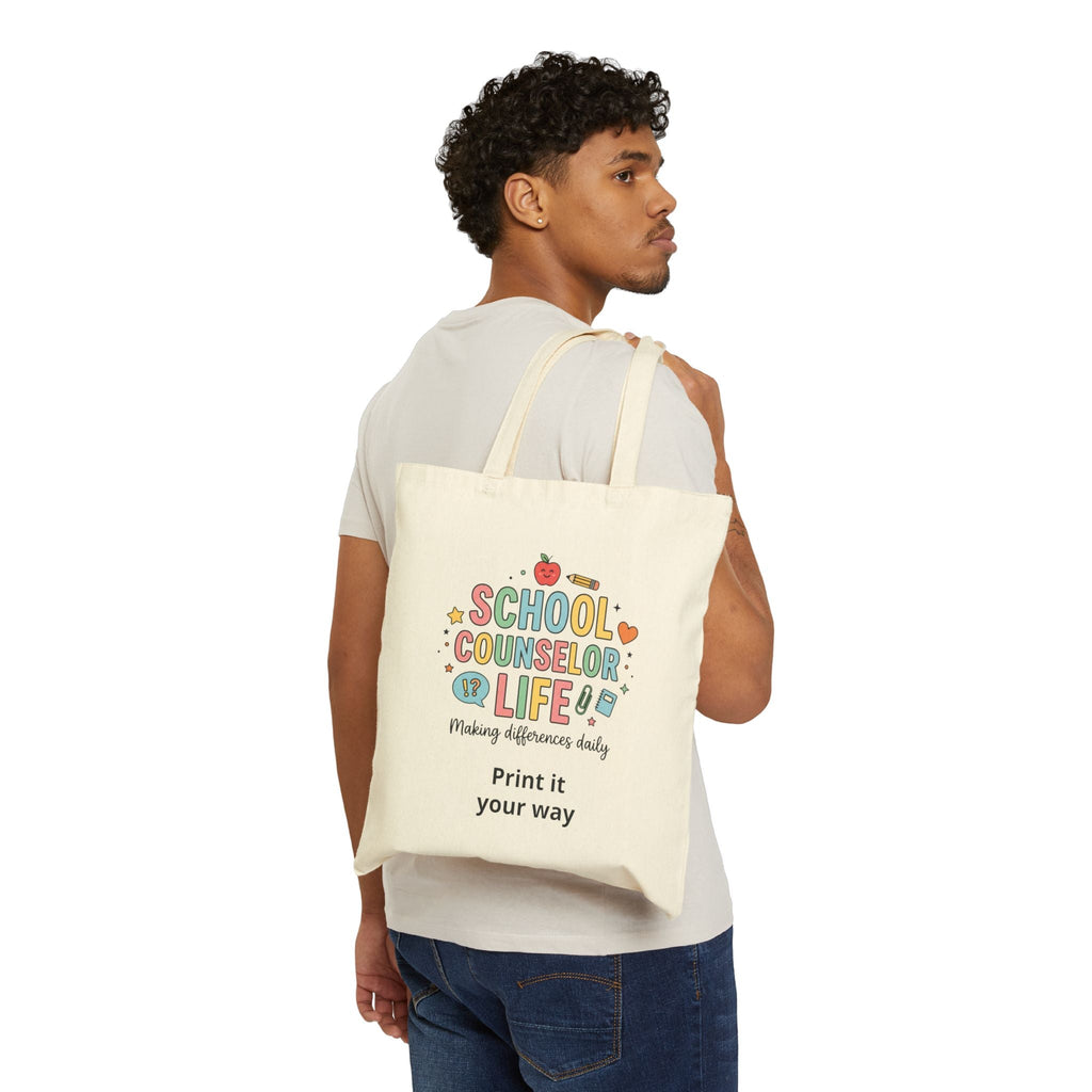 School Counselor Life Personalized Tote – TalkTees