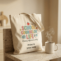 School Counselor Life Personalized Tote in Natural – TalkTees