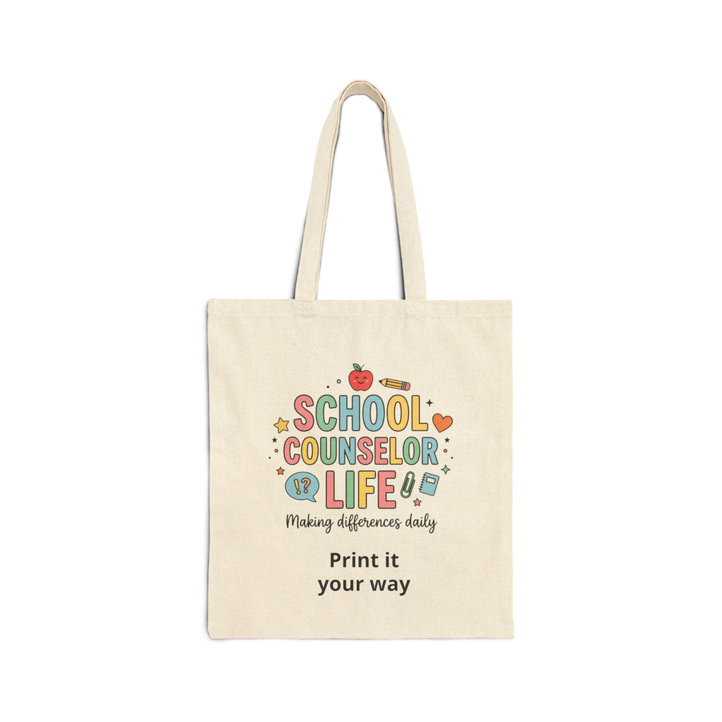 School Counselor Life Personalized Tote – TalkTees