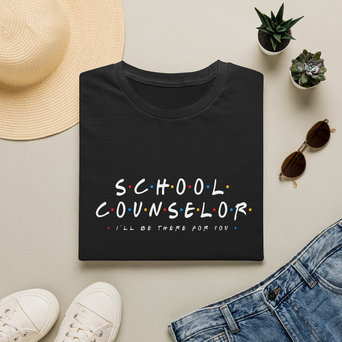 School Counselor Colorful Dots T-Shirt – TalkTees