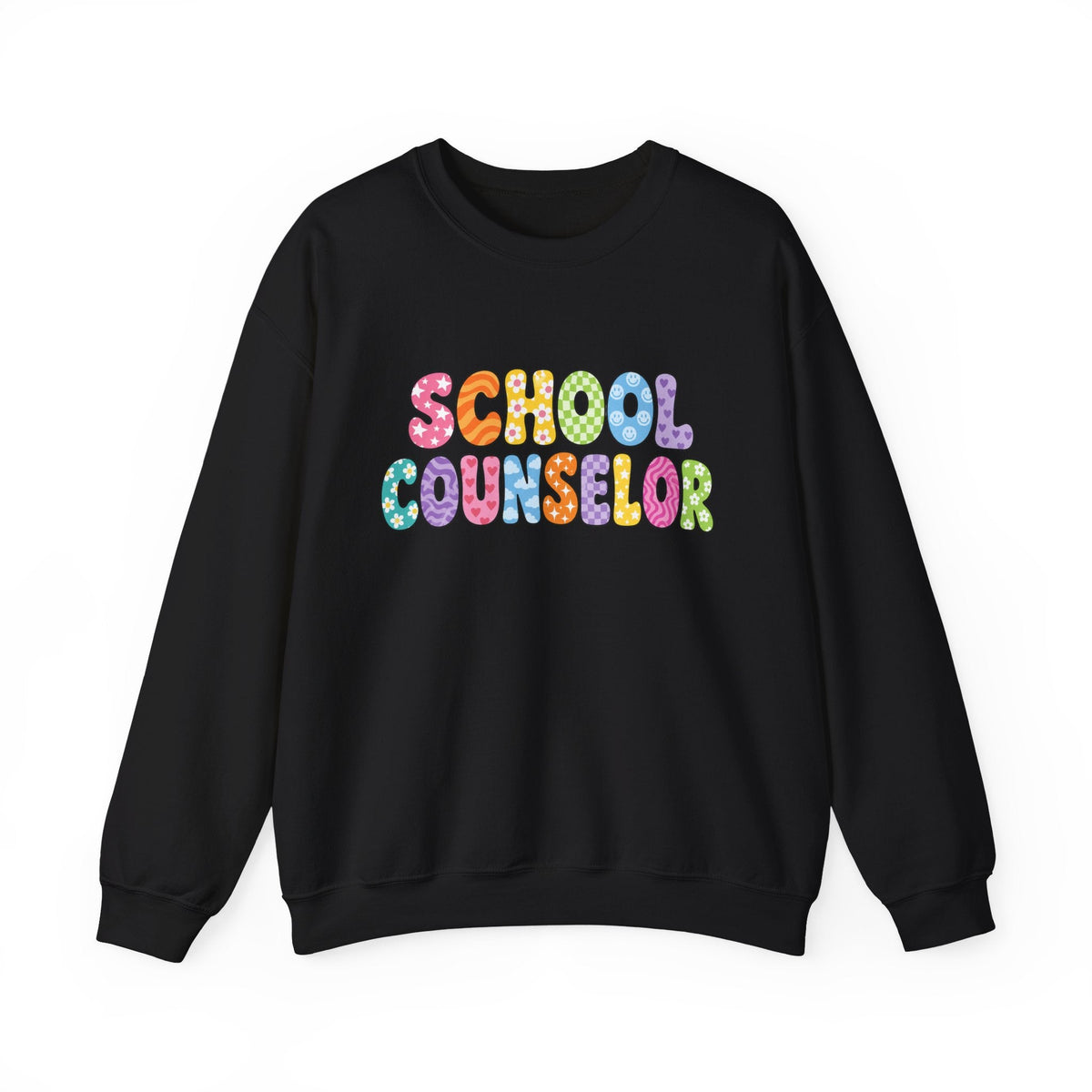 School Counselor Sweatshirt in Black – TalkTees