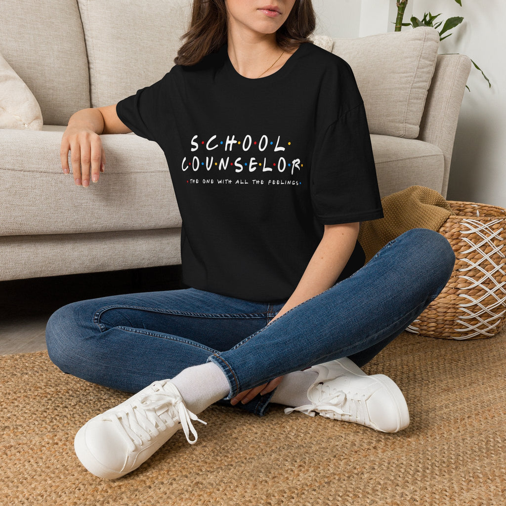 School Counselor Minimal Dot Line T-Shirt – TalkTees