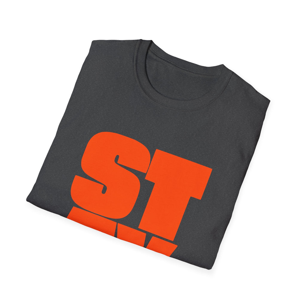 STAY. Orange Graphic Tee – TalkTees