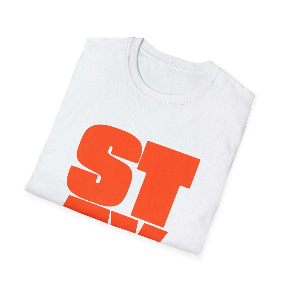 STAY. Orange Graphic Tee – TalkTees