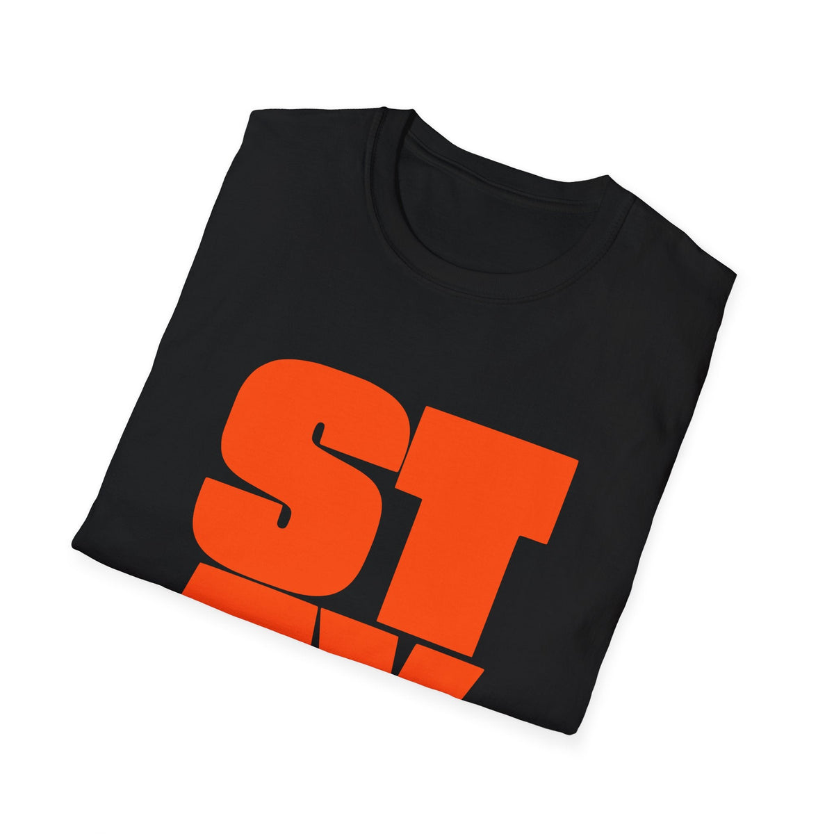 STAY. Orange Graphic Tee – TalkTees