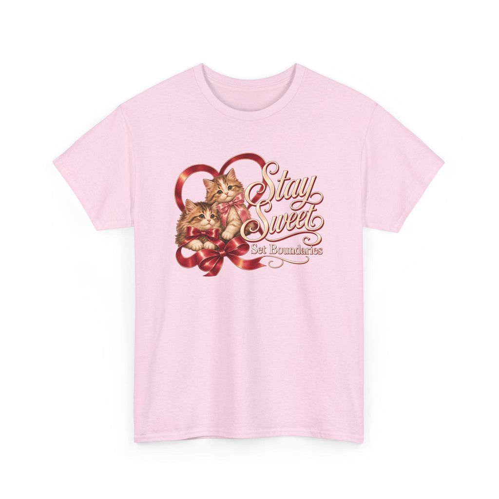 Stay Sweet, Set Boundaries Cat Tee – TalkTees