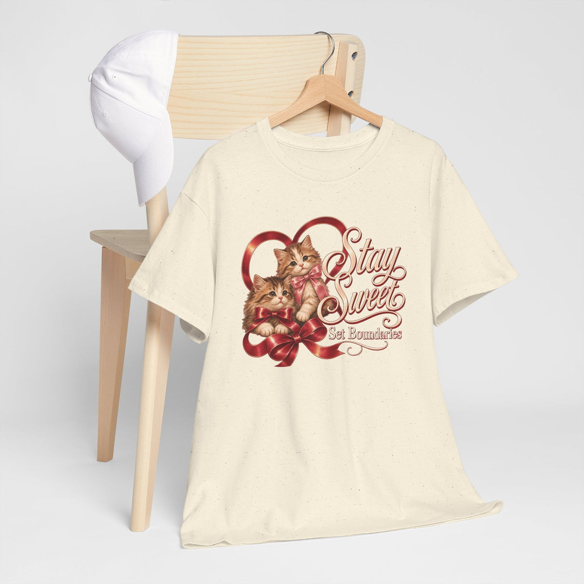 Stay Sweet, Set Boundaries Cat Tee – TalkTees