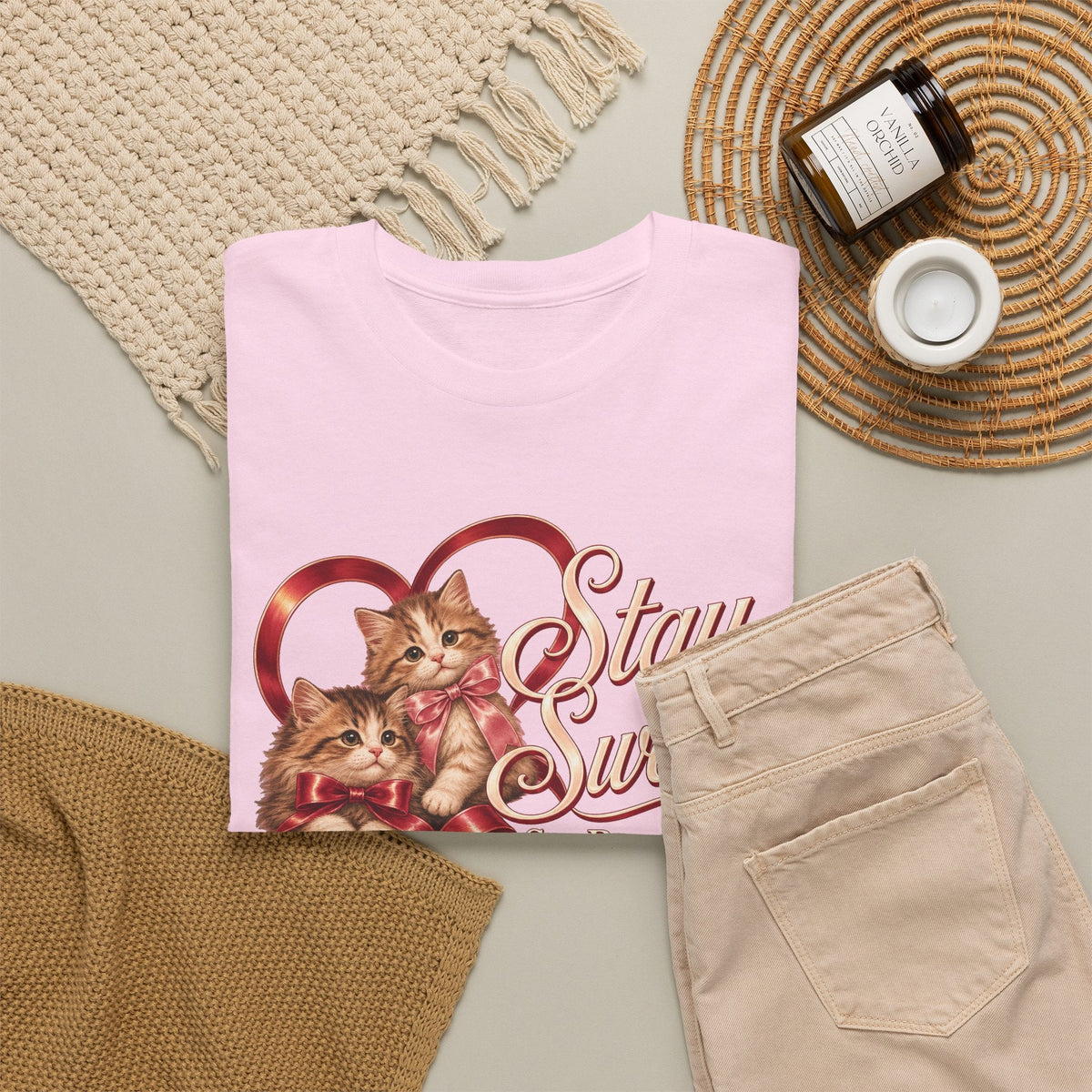 Stay Sweet, Set Boundaries Cat Tee – TalkTees