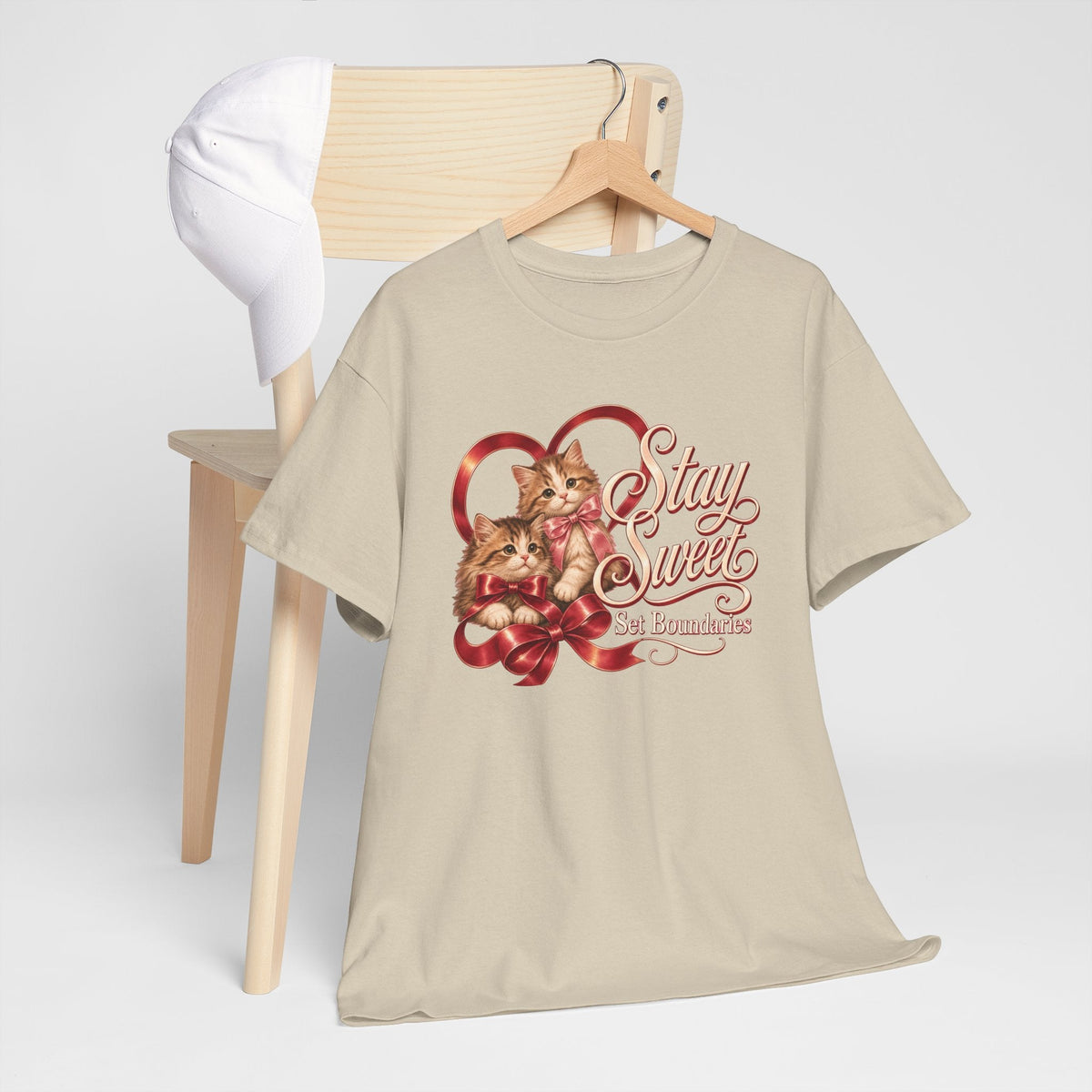 Stay Sweet, Set Boundaries Cat Tee – TalkTees