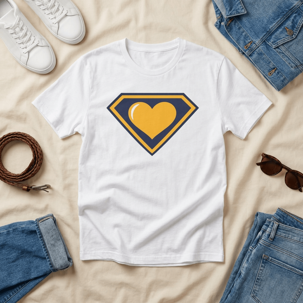 Superheart Emblem T-Shirt – TalkTees