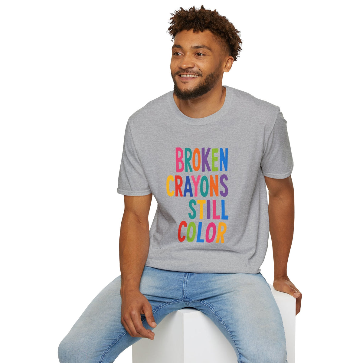Broken Crayons Still Color T-Shirt – TalkTees