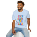 Broken Crayons Still Color T-Shirt in Light Blue – TalkTees
