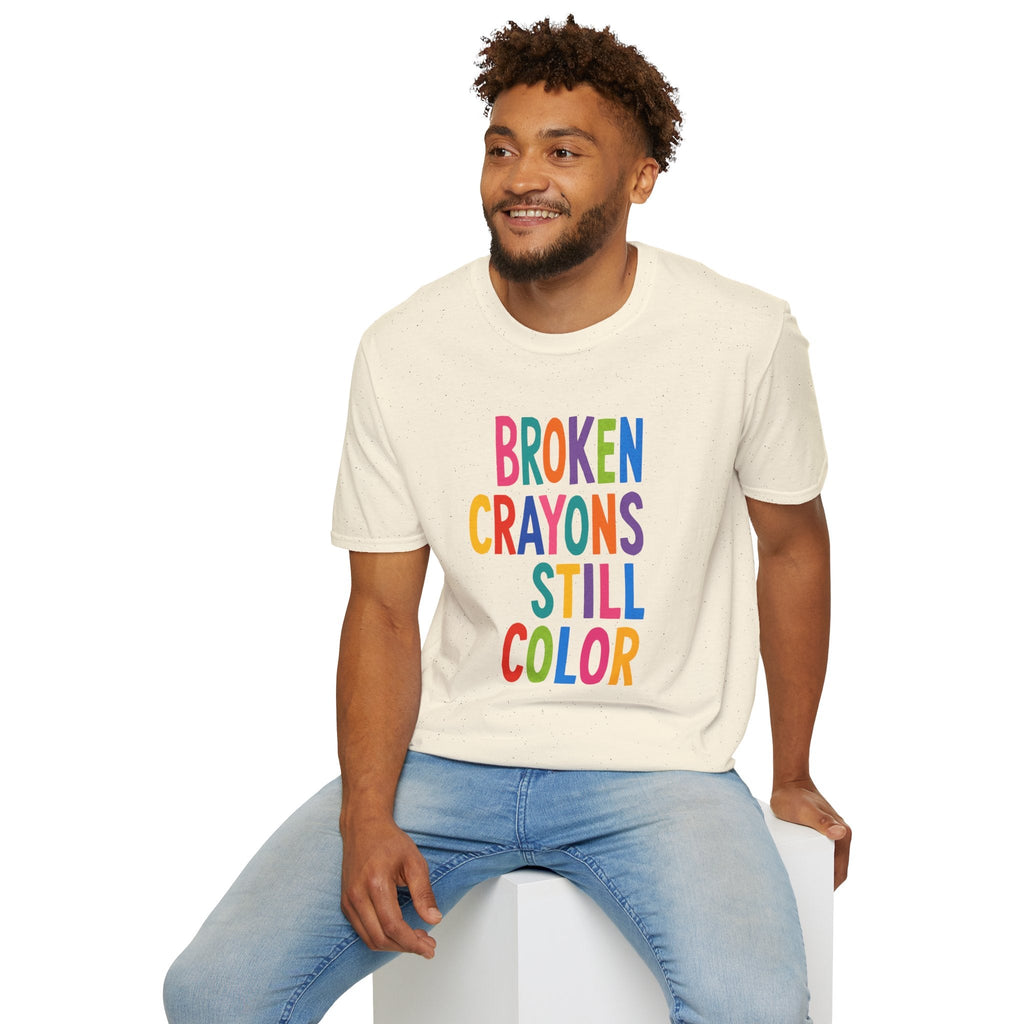 Broken Crayons Still Color T-Shirt – TalkTees