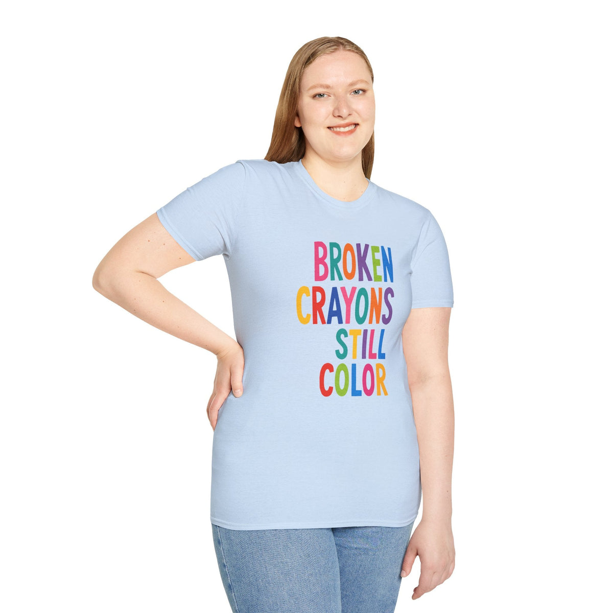 Broken Crayons Still Color T-Shirt – TalkTees