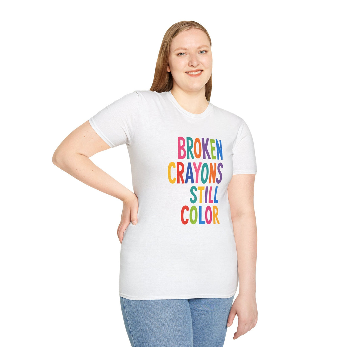 Broken Crayons Still Color T-Shirt – TalkTees