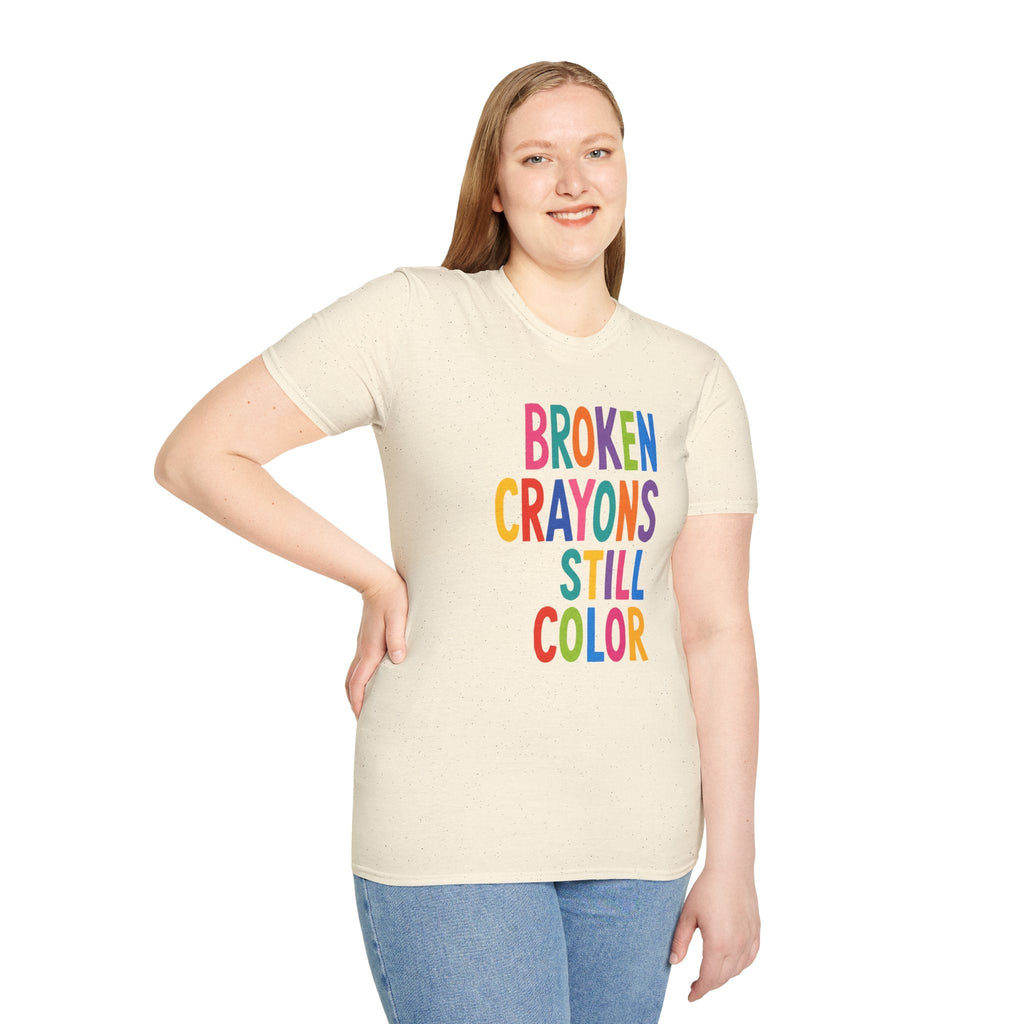 Broken Crayons Still Color T-Shirt – TalkTees