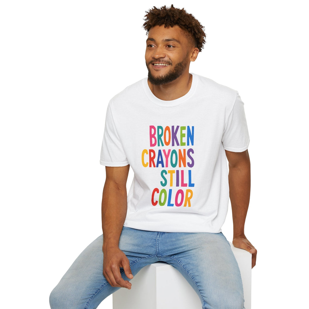 Broken Crayons Still Color T-Shirt – TalkTees