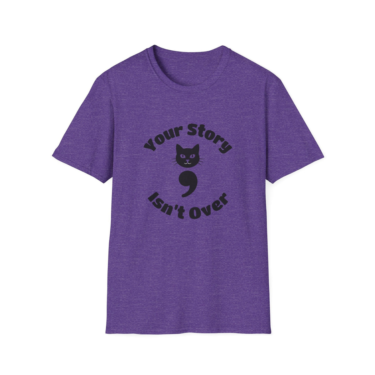Your Story Isn't Over Semicolon Cat Tee – TalkTees